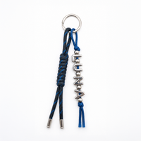 Custom name keychain — blue colorway example (LUNA)